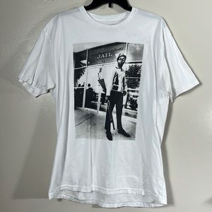 The Cool white graphic tee-shirt “Oakland Police Department jail”men’s size XL